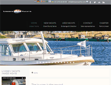 Tablet Screenshot of linssenyachts.com